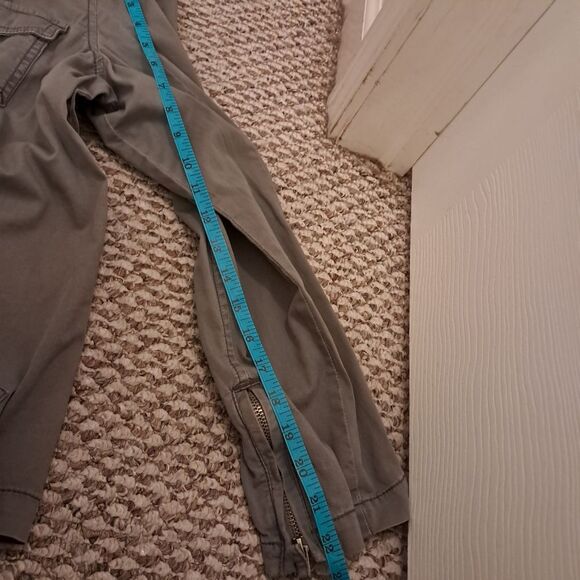 Sonoma jacket women's XL grey distressed utility military grunge core coastal - Picture 7 of 10